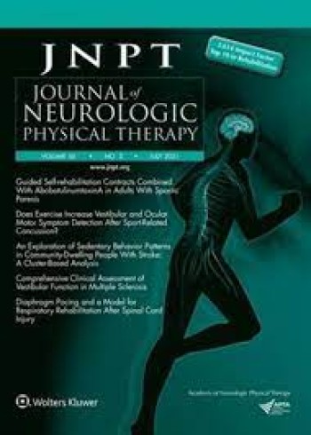 Journal Of Neurologic Physical Therapy Magazine Subscription